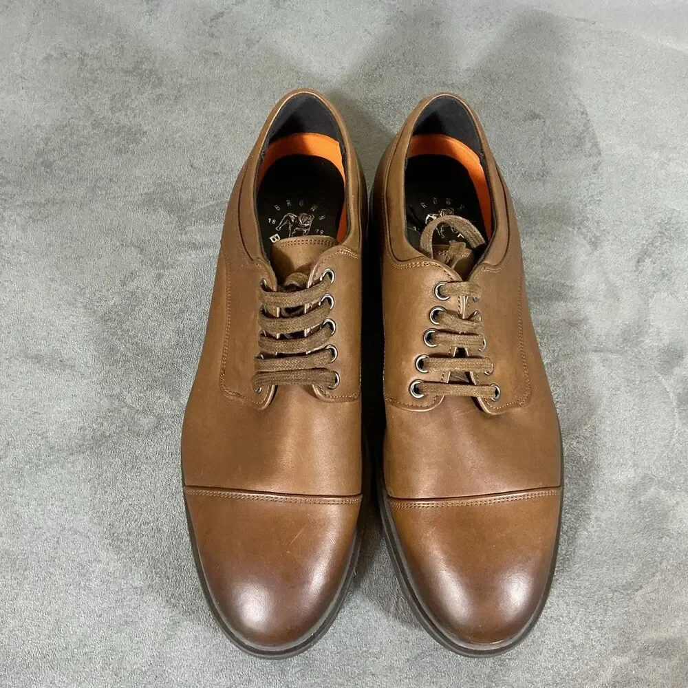 George Brown Bilt Mens Cap Toe Dress Shoes Sneakers 44 sz 10.5 M Brown Leather